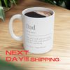 Dad Meaning Ceramic Mug 11oz, Gift Mug for Dad, Mug Gift for Husband, Mug for Father's Day, Ceramic Mug 11oz - 5.jpg