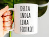 DILF Mug, New Dad Gift, Est 2023, Delta India Lima Foxtrot, First Fathers Day Mug, New Dad Mug, Military Gifts, Husband Mug, Gift For Him - 1.jpg