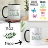 First Time Dad Gift, Retro New Dad Mug, New Daddy Mug, New Dad Gift, Personalized Gift For Dad, Fathers Day Gift, Baby Reveal Mug, DILF Mug - 3.jpg