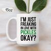 Pickle Gifts, Pickle Lover Gift, Pickle Coffee Mug, Pickle Cup, Pickles Mug, Dill Pickle Coffee Mug, Pickles Present - 2.jpg