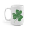 Green Shamrock Coffee Mug  Microwave and Dishwasher Safe Ceramic Cup  Irish St Patrick Day Clover Tea Hot Chocolate Gift - 8.jpg
