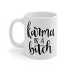 Karma Is A Bitch Coffee Mug  Microwave and Dishwasher Safe Ceramic Cup  Divorce Breakup Divorcee Wiccan Wicca Tea Hot Cocoa Gift Mug - 5.jpg