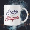 Stars And Stripes Coffee Mug  Microwave and Dishwasher Safe Ceramic Cup  USA Patriotic Red White Blue American Flag July 4th Tea Gift Mug - 1.jpg