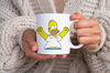 Homer The Simpsons Comedy TV Show American Woohoo  - Novelty Cute Funny Anniversary Birthday Present, 11 - 15 Oz White Coffee Tea Mug Cup - 2.jpg