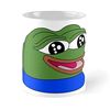 Pepe Peepo The Frog Happy Face Great Meme - Novelty Cute Funny Anniversary Birthday Present, 11 - 15 Oz White Coffee Tea Mug Cup - 1.jpg