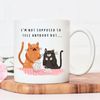 I'm not supposed to tell anyone but  mug, spill the tea, gossip, gift for her, best friend gift, funny gifts for her - 1.jpg