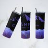 20 oz Skinny Tumbler Sublimation Camping Life Camp more worry less PNG.jpg
