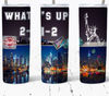 Nyc Manhattan Nights Tumbler, Nyc Manhattan Nights Skinny Tumbler.Jpg