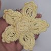 Set of 3 crochet flowers pattern, Irish Lace crochet flower, crochet pattern PDF, crochet motif, crochet tutorial PDF.