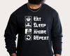 Eat Sleep Anime Repeat T-shirt, Funny Anime Shirt for Men Women, Anime Manga Lover Gift, Anime Gift Tshirt, Japan Culture Present Shirt - 1.jpg