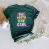 The Birthday Girl Shirt, Watercolor Birthday Shirt, Birthday Girl Gifts, Birthday Girl Crewneck, Birthday Party Favor, Matching Birthday Tee - 3.jpg
