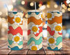 Groovy Daisy Waves 20oz Straight Tumbler Wrap Seamless Design PNG.jpg