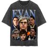 Evan Peters Vintage Washed Shirt, Actor Retro 90's T-Shirt, Fans Gift For Women, Homage Tee For Men - 2.jpg