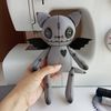 handmade-creepy-cute-stuffed-cat-with-bat-wings