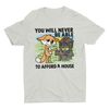 You Will Never Be Able To Afford A House, Funny Unisex Tshirt, Short Sleeve Bella Canvas Tee, Weird Shirt, Retro Shirt, Inflation, Y2K - 4.jpg