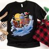 Santa Surfer, Christmas in July  Funny Christmas Shirt, Unique Christmas Gift, Xmas Party, Christmas Present, Summer Vacation, Wave Shirt - 1.jpg