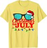 Christmas In July Santa Hat Sunglasses Summer Celebration T-Shirt - 41699 - 5.jpg