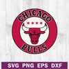 Chicago Bulls basketball logo SVG