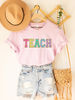 Teacher tshirt - Teacher Shirt, Back to School Teacher Gift, TEACH,gift for best teacher, - 1.jpg