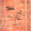 Drawing-of-a-prehistoric-hunters-is-a-modern-abstract-watercolor-drawing-on-paper-Painting-for-interior-as-a-gift-deer-hunting-by-prehistoric-man.jpg