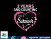 2 Years And Counting I'm A Breast Cancer Survivor Fight Win T-Shirt copy.jpg