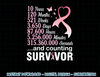 10 Years 120 Months & Counting Survivor Fight Breast Cancer T-Shirt copy.jpg