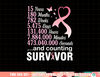 15 Years 180 Months & Counting Survivor Fight Breast Cancer T-Shirt copy.jpg