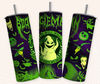 Oogie Boogie Pumpkin Tumbler, Nightmare Before Christmas, Halloween Tumbler PNG, Horror Character, Tumbler Wrap, Coffee Tumbler.jpg