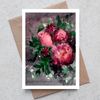 Flowers 3 Original watercolor painting postcard flowers bouquet birthday rose_2.jpg