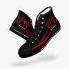 Death Note Kira Red Black High Canvas Shoes for Fan, Death Note Kira Red Black High Canvas Shoes Sneaker