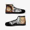 One Piece Luffy X Roronoa Zoro Manga High Canvas Shoes for Fan, One Piece Luffy X Roronoa Zoro High Canvas Shoes Sneaker