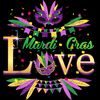 Mardi Gras Love Costume Mask Gift for men or women T-Shirt.jpg