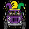 Mardi Gras Monster Truck Jester Pug Carnival Dog Owner Boys T-Shirt.jpg