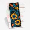 cross stitch bookmark pattern flowers