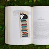 cross stitch bookmark pattern Tuxedo Cat