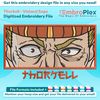 Anime-Inspired Thorkell Embroidery Design File main image - This anime embroidery designs files featuring Thorkell from Vinland Saga. Digital download in DST & 