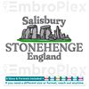 Stonehenge landmark machine embroidery design.png