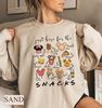 Just Here for the Snacks Tee, Disney Sweatshirt, Disney Mickey Minnie Shirt, Magical Kingdom Shirt, Disney Family Vacation, Drinks and Foods - 1.jpg