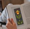 vintage embroidery pattern bookmark