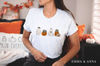 Halloween Shirt, Halloween T-Shirt, Floral Ghost Shirt, Ghost With Flowers Shirt, Fall Shirts for Women, Pumpkin Shirt, Trick or Treat Shirt - 4.jpg