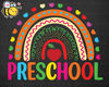 Preschool Rainbow Svg, First Day Of School Svg, Back To School Svg, Preschool Svg, Boho Rainbow Svg File for Cricut, Gifts For Student - 1.jpg