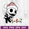 Jack skellington christmas light SVG