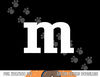 Funny Letter m Chocolate Candy Halloween Team Groups Costume png, sublimation copy.jpg