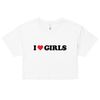 Pride Crop Top  I Love Girls Women’s crop top  I Heart Girls Shirt  Live Laugh Lesbian  LGBTQ+ Pride Lesbian shirt - 6.jpg