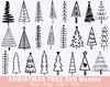 Christmas Tree SVG Bundle, Pine Tree Svg, Christmas Bundle, Tree Ornaments Doodle, Xmas Tree Png, Christmas Clipart, Christmas Digital - 1.jpg