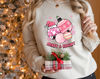 Merry & Bright Png, Pink Christmas Ball Png, Santa Hat Png, Happy Holiday, Pink Christmas Png, Pink Christmas Sublimation, Christmas Shirt - 3.jpg