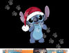 Disney Lilo & Stitch Christmas Santa Hat Stitch Portrait Short Sleeve png, sublimation Black copy.jpg