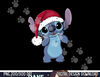 Disney Lilo & Stitch Christmas Santa Hat Stitch Portrait Short Sleeve png, sublimation Black copy.jpg