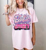 Barbie Glitter Car Boyfriend Fit Girls Shirt, Sweatshirt, Party Girls Shirt, Barbie Movie 2023, Doll Baby Girl, Birthday Shirt, Girls Shirt - 1.jpg