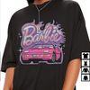 Barbie Glitter Car Boyfriend Fit Girls Shirt, Sweatshirt, Party Girls Shirt, Barbie Movie 2023, Doll Baby Girl, Birthday Shirt, Girls Shirt - 4.jpg